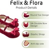 image:imageFelix amp Flora Toddler Flower Girl Dress Shoes  Girl Ballet Flats Party School Shoes WeddingB803burgundy