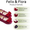 image:imageFelix amp Flora Toddler Flower Girl Dress Shoes  Girl Ballet Flats Party School Shoes WeddingB803purple
