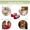 image:imageFelix amp Flora Toddler Flower Girl Dress Shoes  Girl Ballet Flats Party School Shoes WeddingB803purple