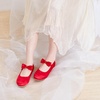 image:imageFelix amp Flora Toddler Flower Girl Dress Shoes  Girl Ballet Flats Party School Shoes WeddingB816red