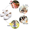 image:imageFelix amp Flora Toddler Flower Girl Dress Shoes  Girl Ballet Flats Party School Shoes WeddingB816white