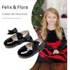 image:imageFelix amp Flora Toddler Flower Girl Dress Shoes  Girl Ballet Flats Party School Shoes WeddingB821black