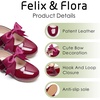 image:imageFelix amp Flora Toddler Flower Girl Dress Shoes  Girl Ballet Flats Party School Shoes WeddingB821burgundy