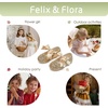 image:imageFelix amp Flora Toddler Flower Girl Dress Shoes  Girl Ballet Flats Party School Shoes WeddingB821glitter Gold