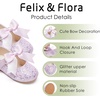 image:imageFelix amp Flora Toddler Flower Girl Dress Shoes  Girl Ballet Flats Party School Shoes WeddingB821glitter Purple