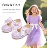 image:imageFelix amp Flora Toddler Flower Girl Dress Shoes  Girl Ballet Flats Party School Shoes WeddingB821glitter Purple