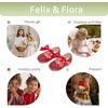 image:imageFelix amp Flora Toddler Flower Girl Dress Shoes  Girl Ballet Flats Party School Shoes WeddingB821glitter Red
