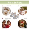 image:imageFelix amp Flora Toddler Flower Girl Dress Shoes  Girl Ballet Flats Party School Shoes WeddingB821glitter Silver