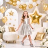 image:imageFelix amp Flora Toddler Flower Girl Dress Shoes  Girl Ballet Flats Party School Shoes WeddingB821glitter Silver