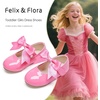 image:imageFelix amp Flora Toddler Flower Girl Dress Shoes  Girl Ballet Flats Party School Shoes WeddingB821hot Pink