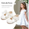 image:imageFelix amp Flora Toddler Flower Girl Dress Shoes  Girl Ballet Flats Party School Shoes WeddingB821ivory White