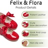 image:imageFelix amp Flora Toddler Flower Girl Dress Shoes  Girl Ballet Flats Party School Shoes WeddingB821red