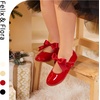image:imageFelix amp Flora Toddler Flower Girl Dress Shoes  Girl Ballet Flats Party School Shoes WeddingB821red