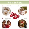 image:imageFelix amp Flora Toddler Flower Girl Dress Shoes  Girl Ballet Flats Party School Shoes WeddingB821red