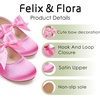 image:imageFelix amp Flora Toddler Flower Girl Dress Shoes  Girl Ballet Flats Party School Shoes WeddingB821s Hot Pink