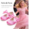 image:imageFelix amp Flora Toddler Flower Girl Dress Shoes  Girl Ballet Flats Party School Shoes WeddingB821s Hot Pink