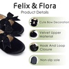 image:imageFelix amp Flora Toddler Flower Girl Dress Shoes  Girl Ballet Flats Party School Shoes WeddingB821velvet Black