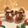 image:imageFelix amp Flora Toddler Flower Girl Dress Shoes  Girl Ballet Flats Party School Shoes WeddingB821velvet Brown