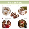 image:imageFelix amp Flora Toddler Flower Girl Dress Shoes  Girl Ballet Flats Party School Shoes WeddingB821velvet Brown