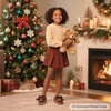 image:imageFelix amp Flora Toddler Flower Girl Dress Shoes  Girl Ballet Flats Party School Shoes WeddingB821velvet Brown
