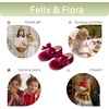 image:imageFelix amp Flora Toddler Flower Girl Dress Shoes  Girl Ballet Flats Party School Shoes WeddingB821velvet Burgundy