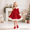 image:imageFelix amp Flora Toddler Flower Girl Dress Shoes  Girl Ballet Flats Party School Shoes WeddingB821velvet Red