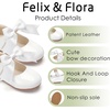 image:imageFelix amp Flora Toddler Flower Girl Dress Shoes  Girl Ballet Flats Party School Shoes WeddingB821white