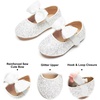 image:imageFelix amp Flora Toddler Flower Girl Dress Shoes  Girl Ballet Flats Party School Shoes WeddingB829 Glitter White