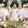 image:imageFelix amp Flora Toddler Flower Girl Dress Shoes  Girl Ballet Flats Party School Shoes WeddingB833apricot
