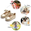 image:imageFelix amp Flora Toddler Flower Girl Dress Shoes  Girl Ballet Flats Party School Shoes WeddingB838gold