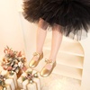 image:imageFelix amp Flora Toddler Flower Girl Dress Shoes  Girl Ballet Flats Party School Shoes WeddingB838gold