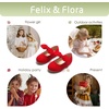 image:imageFelix amp Flora Toddler Flower Girl Dress Shoes  Girl Ballet Flats Party School Shoes WeddingB839red