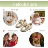 image:imageFelix amp Flora Toddler Flower Girl Dress Shoes  Girl Ballet Flats Party School Shoes WeddingB845gold
