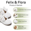 image:imageFelix amp Flora Toddler Flower Girl Dress Shoes  Girl Ballet Flats Party School Shoes WeddingB845white