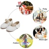 image:imageFelix amp Flora Toddler Flower Girl Dress Shoes  Girl Ballet Flats Party School Shoes WeddingB873glitter White
