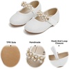 image:imageFelix amp Flora Toddler Flower Girl Dress Shoes  Girl Ballet Flats Party School Shoes WeddingB873glitter White