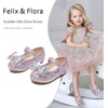 image:imageFelix amp Flora Toddler Flower Girl Dress Shoes  Girl Ballet Flats Party School Shoes WeddingB896purple