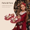 image:imageFelix amp Flora Toddler Flower Girl Dress Shoes  Girl Ballet Flats Party School Shoes WeddingB896red