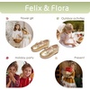image:imageFelix amp Flora Toddler Flower Girl Dress Shoes  Girl Ballet Flats Party School Shoes WeddingBf02gold