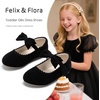 image:imageFelix amp Flora Toddler Flower Girl Dress Shoes  Girl Ballet Flats Party School Shoes WeddingBf11black