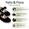image:imageFelix amp Flora Toddler Flower Girl Dress Shoes  Girl Ballet Flats Party School Shoes WeddingBf11black