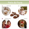 image:imageFelix amp Flora Toddler Flower Girl Dress Shoes  Girl Ballet Flats Party School Shoes WeddingBf11brown