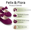 image:imageFelix amp Flora Toddler Flower Girl Dress Shoes  Girl Ballet Flats Party School Shoes WeddingBf11purple