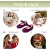 image:imageFelix amp Flora Toddler Flower Girl Dress Shoes  Girl Ballet Flats Party School Shoes WeddingBf11purple