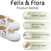 image:imageFelix amp Flora Toddler Flower Girl Dress Shoes  Girl Ballet Flats Party School Shoes WeddingBf20glitter White