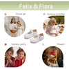 image:imageFelix amp Flora Toddler Flower Girl Dress Shoes  Girl Ballet Flats Party School Shoes WeddingBf20glitter White