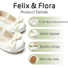 image:imageFelix amp Flora Toddler Flower Girl Dress Shoes  Girl Ballet Flats Party School Shoes WeddingBf27ivory White