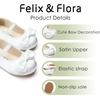 image:imageFelix amp Flora Toddler Flower Girl Dress Shoes  Girl Ballet Flats Party School Shoes WeddingBf27white