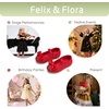 image:imageFelix amp Flora Toddler Flower Girl Dress Shoes  Girl Ballet Flats Party School Shoes WeddingBf28red
