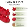 image:imageFelix amp Flora Toddler Flower Girl Dress Shoes  Girl Ballet Flats Party School Shoes WeddingBf28red